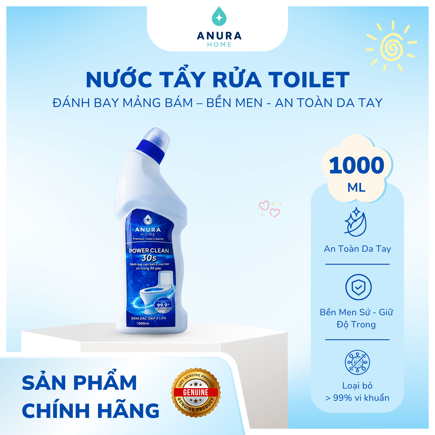 Nước tẩy Toilet-1.000 ml