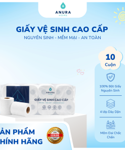 Giấy vệ sinh cao cấp-10 cuộn/4 lớp
